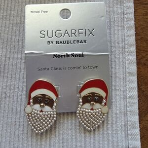 Sugarfix Santa Claus Earrings